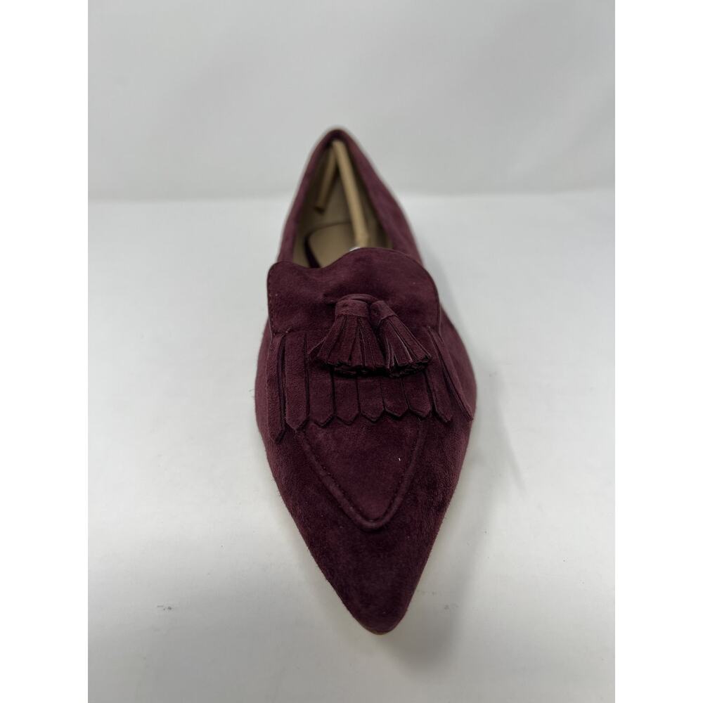 Lauren Ralph Lauren Women's 8.5B Dark Garnet Red Suede Loafers - Picture 2 of 8